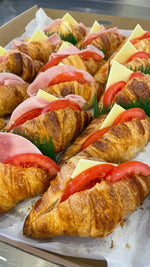 Load image into Gallery viewer, Mini Savoury Croissant Platter (15pc)